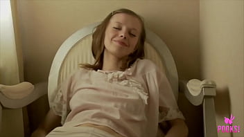 Preview 1 of 4in I - The Smiling &amp_ Petite Daisy Has A Lot Of Fun On That Chair!