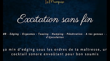 Preview 1 of Virgin And Cow - Excitation sans fin - French audio edging femdom joi