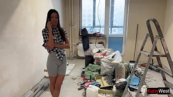 Preview 1 of Penis In Gay - Fucked a repairwoman in the Anal for unfinished work