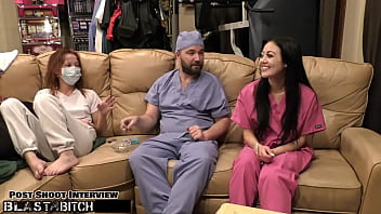 Preview 4 of Bokep Palasi - Blaire Celeste&#039_s Mouth Gets Blasted With Huge Load Of Cum By Doctor Tampa On BlastABitch - Reup