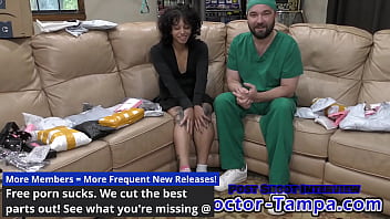 Preview 4 of Brazzer World - Become Doctor Tampa,  Give Nicole Luva Her 1st Gyno Exam EVER Using Your Gloved Hands With Nurse Aria Nicole Help At Doctor-TampaCom!