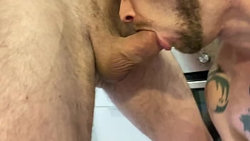 Preview 3 of Xxxx Polis Sax Colgs - Blowjob For Muscle Straight Guy with Big Dick