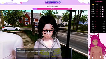 Preview 4 of 9teenxxx Com - VTuber LewdNeko Plays Harem Hotel Part 5
