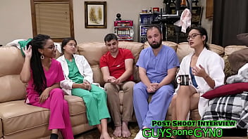 Preview 4 of Killed Bbw - Doctor Canada Flips The Script On Doctor Channy Crossfire During Medical Examination,  Ends Up Examining His Doctor At GuysGoneGyno - Reup