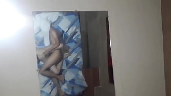 Preview 2 of Cunnilingus Face Sitting - En el espejo