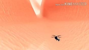 Preview 2 of Punk Bih - giantess helicopter test