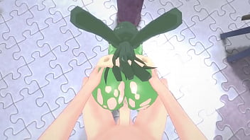 Preview 4 of M Xamster Phone - Tsuyu Asui having sex POV park 2 | Boku no hero | Short