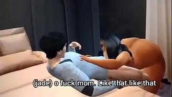 Preview 3 of Seleeping Moms - The Sims 4 cum slut blowjob