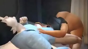 Preview 4 of Seleeping Moms - The Sims 4 cum slut blowjob