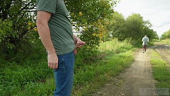 Preview 1 of Xvideo 18 Con El Prino - Girl,  what&#039_s your name? Accidentally met a stranger outdoors and fucked her!