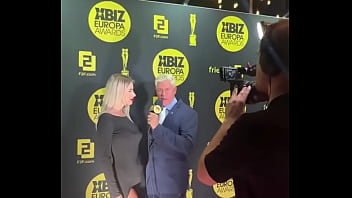 Preview 3 of The Saturdays - Interview for XBIZ on the red carpet ?