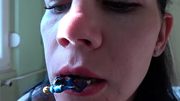 Preview 2 of Nargis Fucked Hared - Beautiful giantess Anna plays with a tiny man