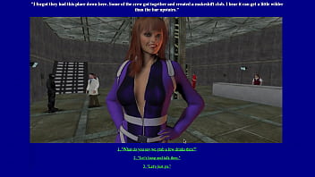 Preview 2 of Indian Pornstars Fucking - Let&#039_s Play: Virtual Sci-Fi Girls | Ending 1: Armory fucking