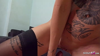 Preview 3 of David Mouth - Versauter privater Sex mit reifer deutschen Tattoo Bitch Vicky Hundt