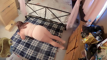 Preview 1 of Seky Videos Xxx - Sexy BBW Naked Exercise Remaster