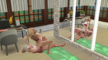 Preview 4 of Liza Ann Anal Mom - XTheSims - Esposa peituda d&aacute_ tudo de si
