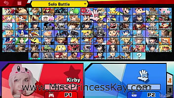 Preview 1 of Sunny Leone Lesbian Rimming - Kirby Vs The Super Smash Bros Universe Including 40  inch dildo deepthroating