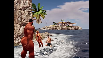 Preview 2 of Alice Plaza - big cam heyward and beach couple