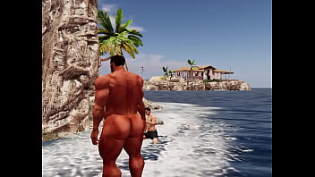Preview 1 of Alice Plaza - big cam heyward and beach couple