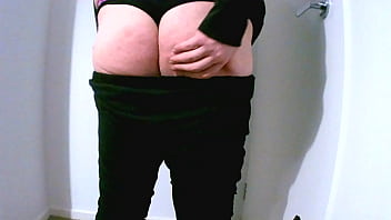 Preview 2 of Rihanna Hardcore Porno - Virgin Sissy Sparkly Butt Plug