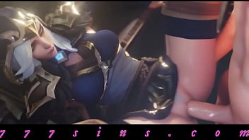 Preview 2 of Perfekt Teen Tits Hd - ashe league of legends sendo macetada