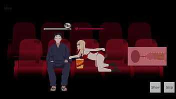Preview 4 of Vidio Bokep Cinna Selingkuh - Estranho come&ccedil_a a excitar garota loira no cinema e fode ela ao lado do amigo que n&atilde_o percebe - My Dress Up Darling In Cinema