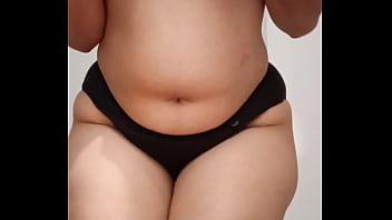 Preview 1 of Appy New Eare Taxi - Curvy milf teen strips black panties and spread ass cheeks moaning and bouncing