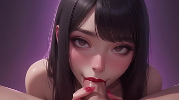Preview 4 of Mom Too Tabo - Please Cum In My Mouth - Young Asian Blowjob POV - AI