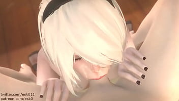 Preview 1 of Anal Party Ffm - Yorha 2B by Esk