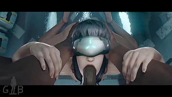 Preview 2 of Asian Schoolgirl Groped In A Bus - General Butch whore cyberpunk
