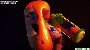 Preview 1 of Asian Teen Anal Lick - Splatoon sex