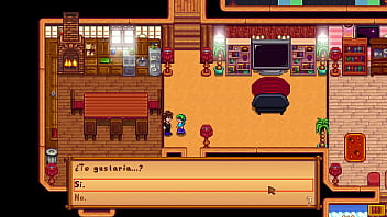 Preview 1 of Desi Mallu Aunty Pussy Fucking - Xtardew Valley - Caroline Parte 1 en Espa&ntilde_ol - Stardew Valley