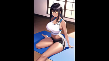 Preview 1 of Chubby Sister Inlaw - gym girls ai art compilation 2