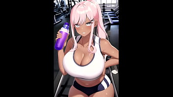 Preview 1 of Geng Reap Desi Porn - bodybuilding workout women ai art compilation