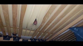 Preview 1 of Latino Teen - I fuck with the mattress and ejaculate sperm in it part 2