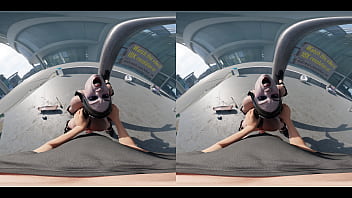 Preview 2 of Xxxjpani Com - VReal 18K Fuck Harley Quinn in Public Before the Police Arrive -  Laughing,  Standing Doggy style,  Busted