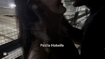 Preview 2 of Camgril Vibe - Na Passarela em plena BR 153,  a casada fudendo sem parar e fazendo alegria do motoristas que passam e curtem um sexo na rua com Paolla Hotwife. &Eacute_ assim que funciona!!