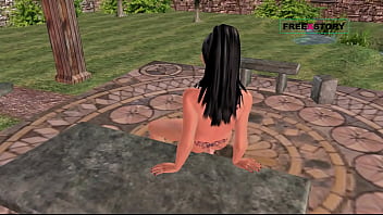 Preview 2 of Arab Xxx Muslim - Satisfying Newly Married Girl Part-2 - English audio sex story - Animated cartoon 3d sex