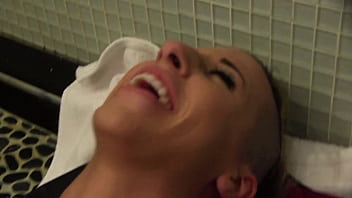 Preview 1 of Mmd Piss - After A Spanking,  Tina Horn Straps On A Cock To Fuck Andre Shakti