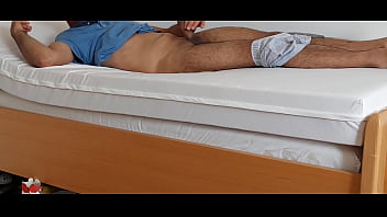 Preview 4 of Iranan Gays - humping mattress and licking cum