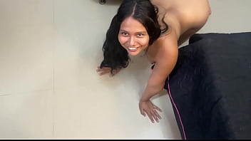 Preview 1 of Big Dick She Cant Handle - perra colombiana hablando sucio hasta correrse en su boca