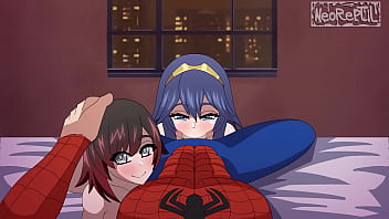 Preview 3 of Rape Xxy Video - Spider-man Lucina and Ruby Rose love