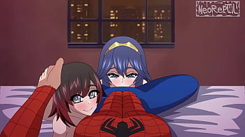 Preview 4 of Rape Xxy Video - Spider-man Lucina and Ruby Rose love