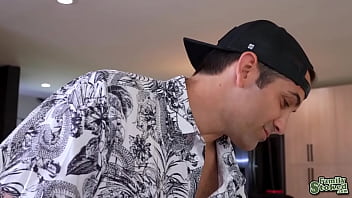 Preview 3 of Make Warm - Horny Donnie Rock got two twats to bang on Independence Day