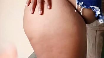 Preview 2 of Spica Plaster Fiberglass - Vizinho rasgando o cu da crente bbw da bunda gigante