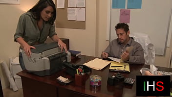 Preview 1 of Step Sibblings Get Caught - Sexy brunette girl gets cum on her tits