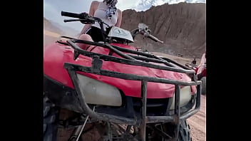 Preview 1 of Enjoy Tv - Public blowjob and room sex after quad bike date