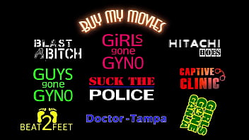 Preview 4 of Police Slut - Protester Kristen Martinez Gets Mandatory Hitachi Magic Wand Orgasms During Treatment By Doctor Tampa At HitachiHoes - Reup