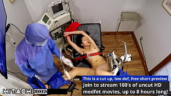 Preview 2 of First Time Choti Bachi Blood Sex - Prisoner Yasmine Woods Gets Mandatory Hitachi Magic Wand Orgasms During Treatment By Doctor Tampa At HitachiHoes - Reup