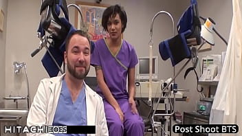 Preview 3 of First Time Young Girl - Patient Jackie Banes Gets Hitachi Magic Wand Orgasms During Medical Examination At HitachiHoes - Reup